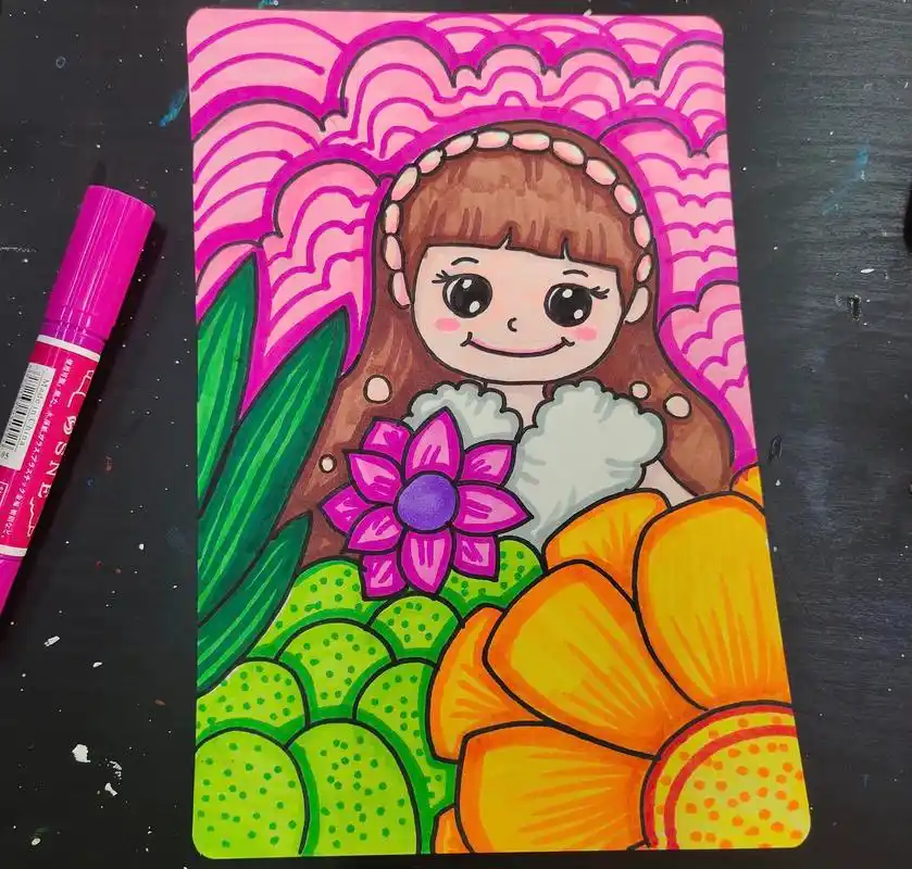 适合6-7岁宝宝的创意儿童画