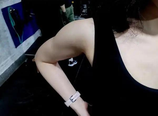 这肱二头肌在女生里面什么水平