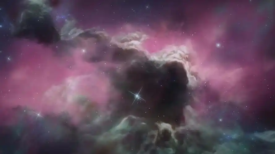 璀璨绚烂的星空梦幻夜景