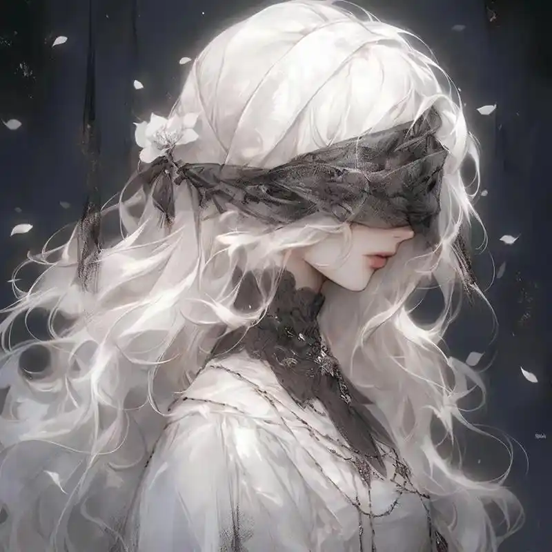 蒙眼情侣头像.#优质头像 #高清图片 #手机墙纸 #好图分享 - 抖音