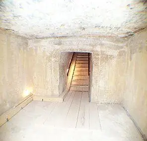 中外古典建筑古埃及10门卡乌拉金字塔整体外形和内部结构