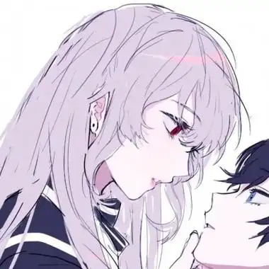 情侣头像真人一人一半动漫