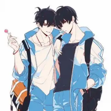 搞笑兄弟头像一左一右动漫