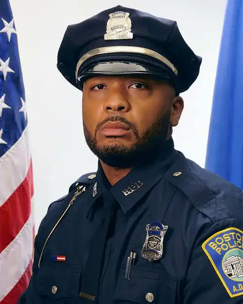 boston police officer dennis simmonds, seen in undated portrait