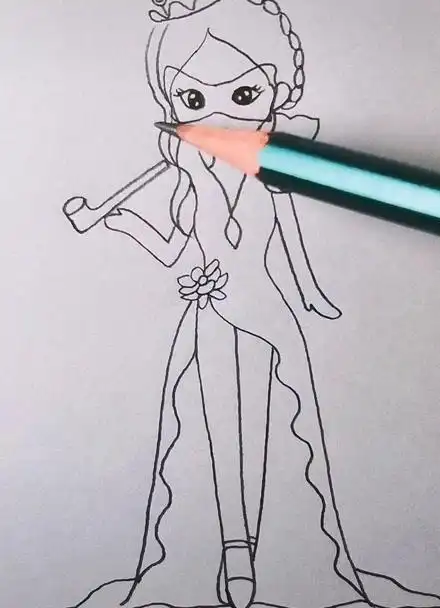 姐姐画的毒娘娘pk我画的毒娘娘.