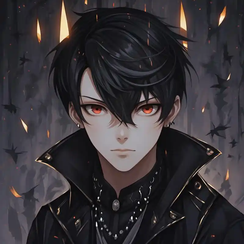 黑暗系冷酷男生头像94 每个男生都有自己的冷酷一面,黑暗系头像更能