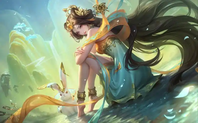 王者荣耀嫦娥漠中幻影超清无水印4k壁纸3840x2400