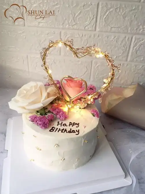 生日蛋糕母亲节网红女神玫瑰鲜花动物奶油广州同城新鲜生日蛋糕