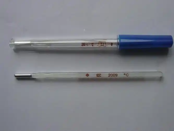 glass medical thermometer