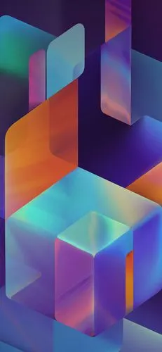 iphonex xs 高清壁纸 3d立体几何图形背景