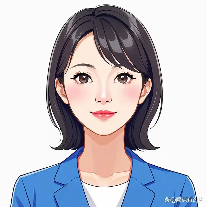 职业头像|女老师的默默无私奉献形象职业专属卡通绘画