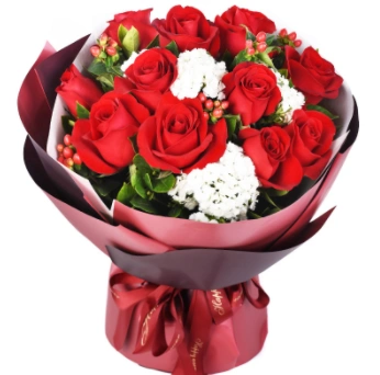 两朵玫瑰花花语是什么花多彩鲜花网