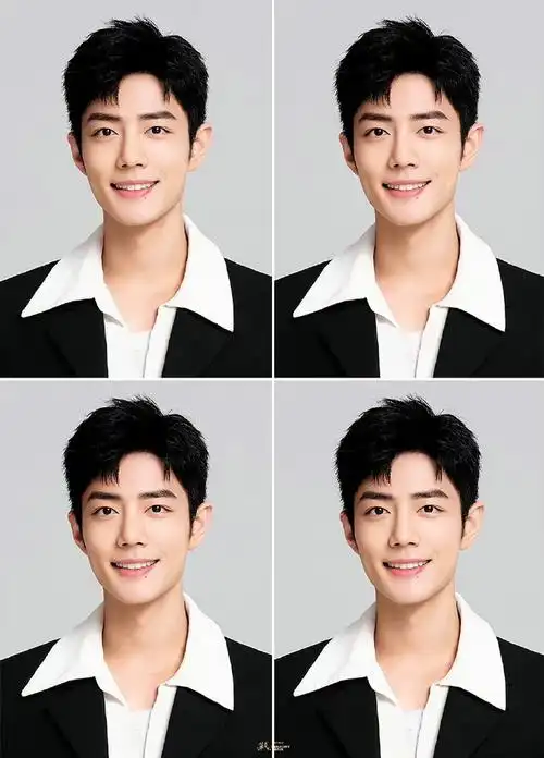 肖战#最近存的一些证件照,真帅气