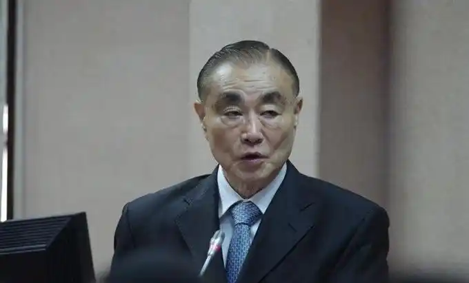 台当局"国防部长"冯世宽.(图片来源:台湾《联合报》)