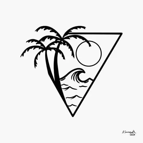 三角构图山川日月尽在眼前anettesommerseth