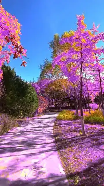 四季花海 #人间仙境 #手机原创摄影