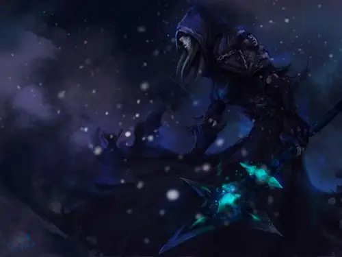 黑夜中拿咒逐的亡灵女牧师