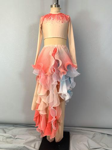 小荷风采云波里锦鲤跃定制儿童演出服小鱼儿跃龙门鱼儿欢歌