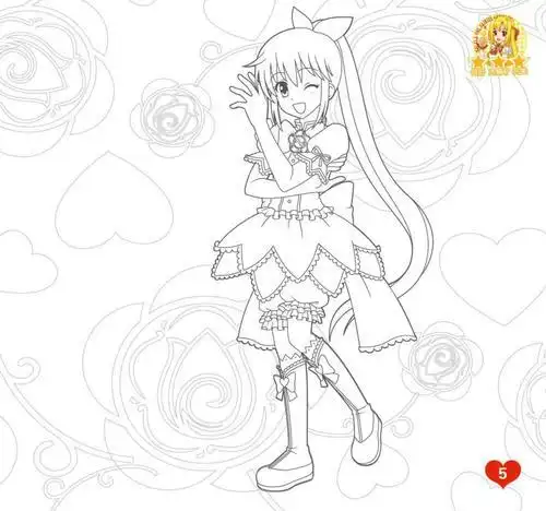 搜索巴啦啦小魔仙简笔画