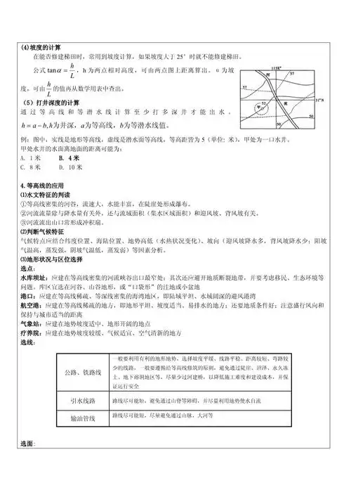 (精心整理)等高线知识点_第3页