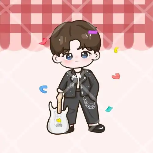 饭圈设计q版何洛洛全身约稿