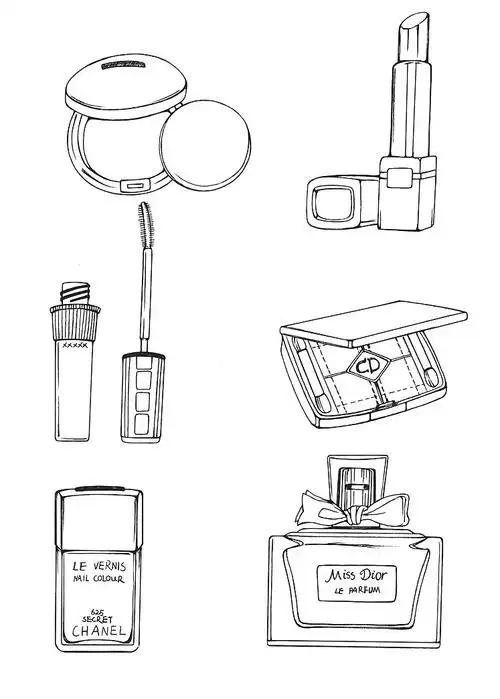 一些小物品的铅笔线稿