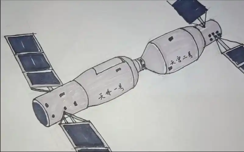 简笔画神舟飞船,祝神舟十二载人飞船发射圆满成功!