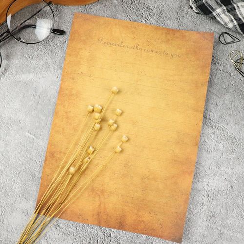 浪漫欧式牛皮纸复古古风情书a5表白告白信笺信纸