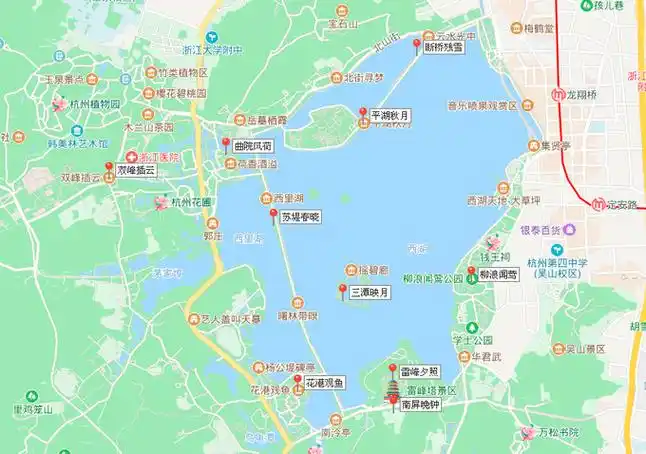 如何在一天内游玩"西湖十景"