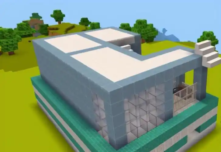 迷你世界三层豪华别墅怎么建,迷你世界三层豪华别墅搭建攻略