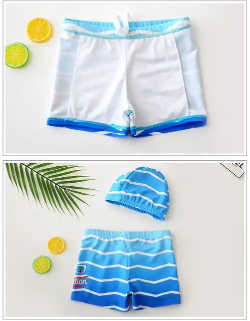 羽克(yuke)儿童泳裤男童平角泳衣中大童宝宝游泳衣男孩游泳裤沙滩小童