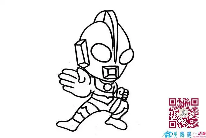 奥特曼简笔画怎么画奥特曼简笔画教程