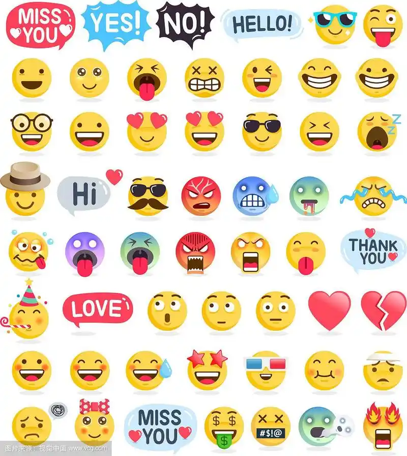 表情符号,表情符号,图标集合