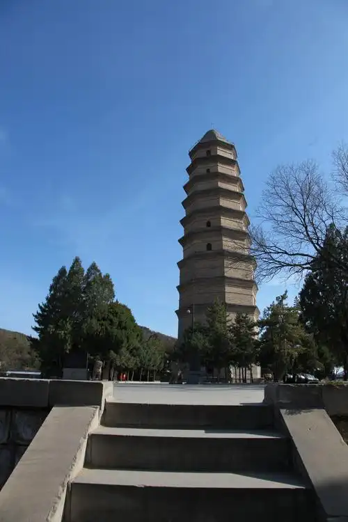 陕西延安国家aaaaa级景区宝塔山