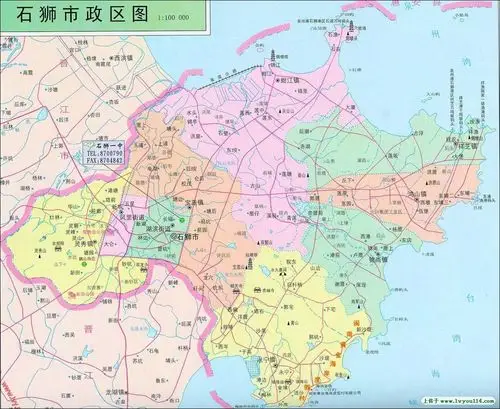 石狮市政区地图