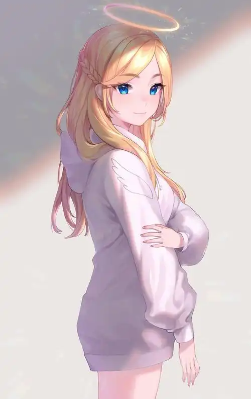 2k手机蓝色眼睛天使 可爱少女超高清壁纸 - 日本动漫 - h128壁纸