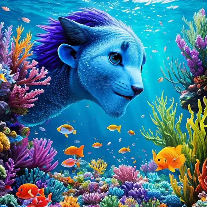 虚拟糊编玩家:海底世界61萌萌哒小海怪 #aigc #ai绘画 #ai创作