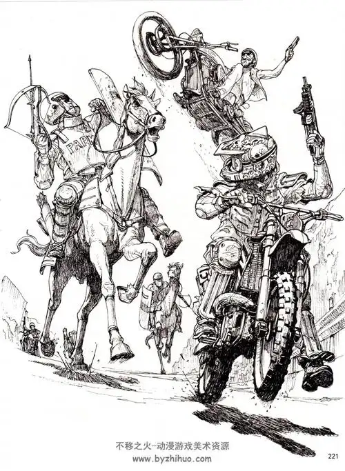 金政基最全高清线稿附赠视频漫画速写集百度云下载4g3126p