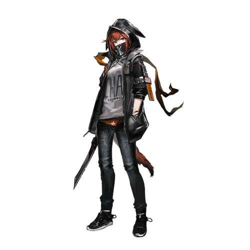 警卫干员立绘_明日方舟_九游论坛