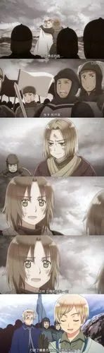 aph 黑塔利亚东欧百合组波兰&立陶宛立陶攻音太好听啊(*) 另外普爷也