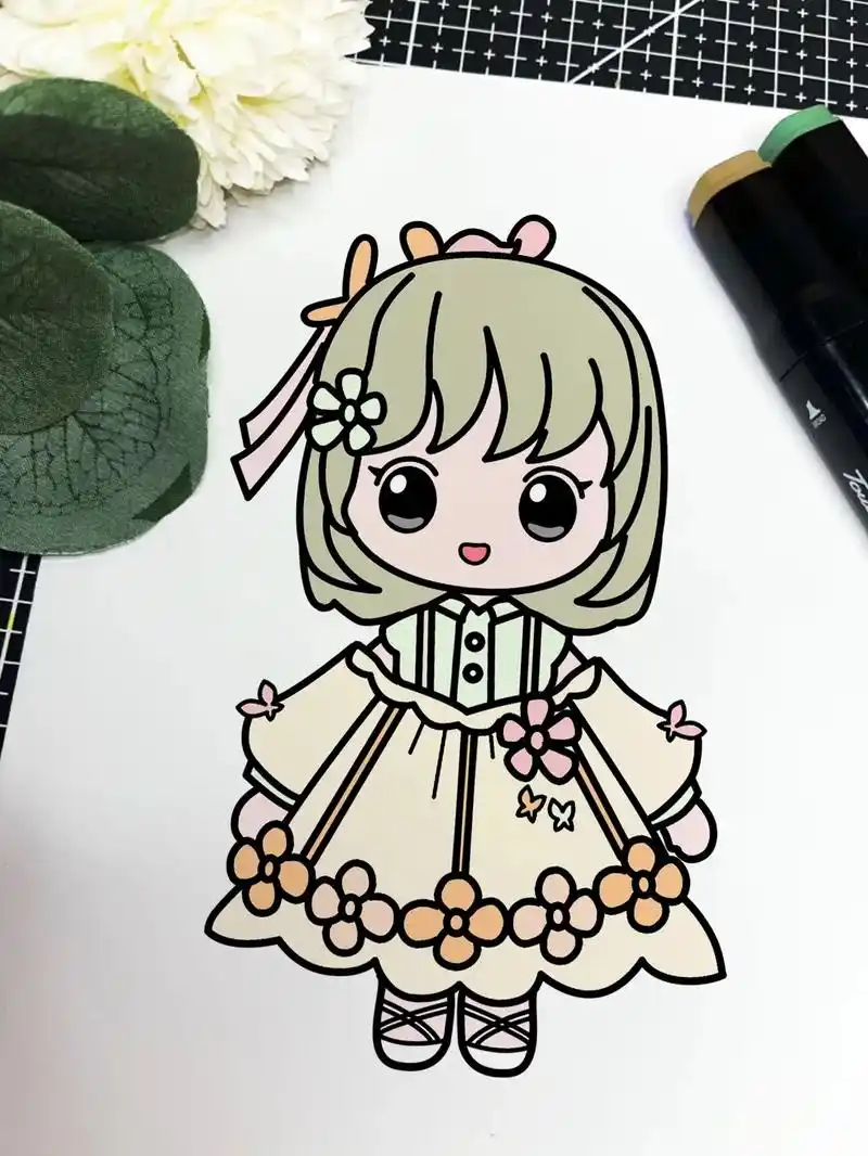 迷你世界 可爱奶茶 简笔画教程.迷你世界萌萌女孩卡通画法#迷 - 抖音