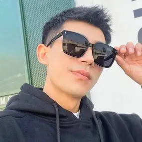大圆脸适合的眼镜男式太阳镜墨镜级感痞帅近视可配度数网红时尚