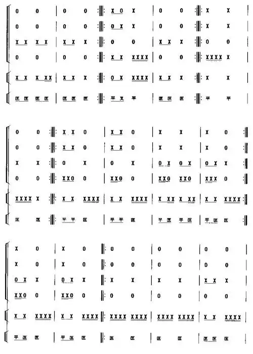 四马投唐山西威风锣鼓民族打击乐总谱吉他谱