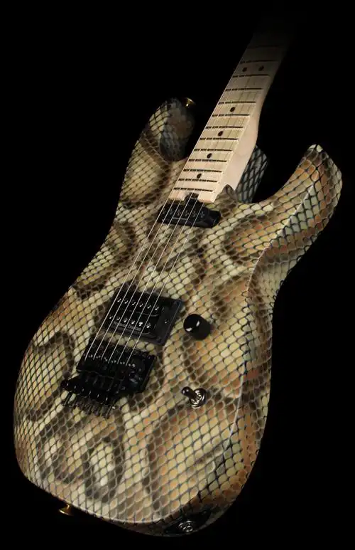 盘点那些拥有超炫图案的电吉他charvelusawarrendemartinisignature