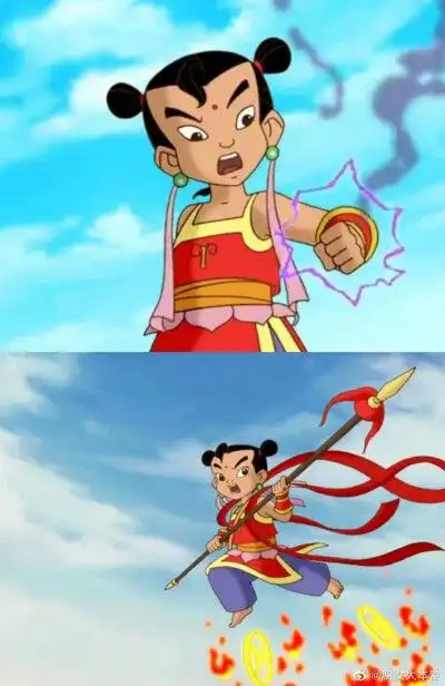 03版哪吒#"我诚邀大家来品品03版哪吒传奇里的可爱哪吒!