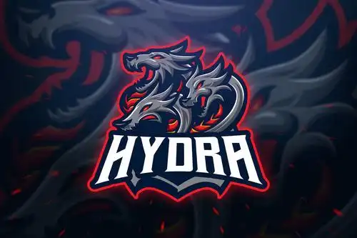 九头蛇电子竞技战队logo设计模板hydrasportandesportlogotemplate