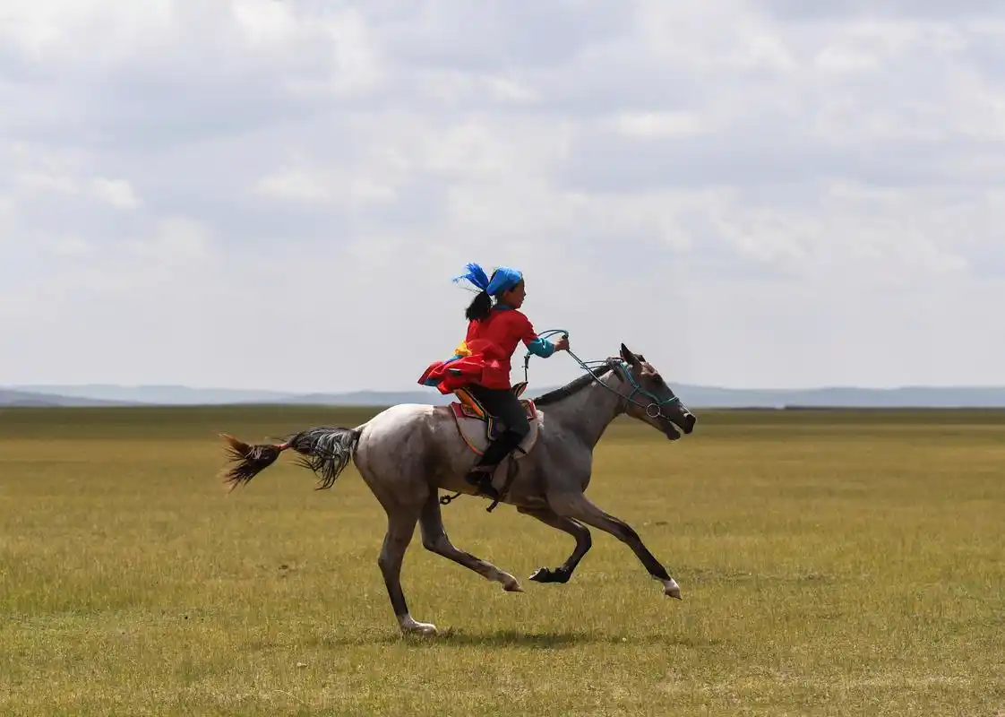 少女骑手马背上"飞驰"的夏天(10)