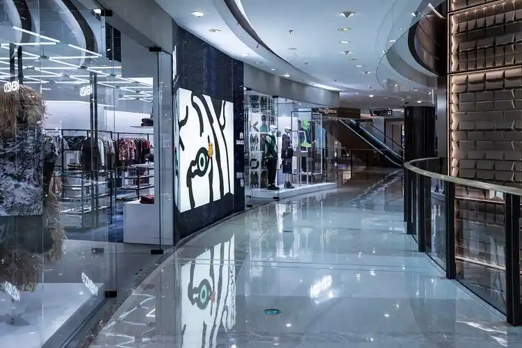 商场内景商场走廊商场扶梯大空间画面