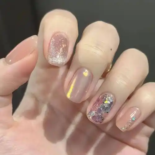 新春美甲特辑③| 一期爆闪猫眼美甲分享,高贵又显白~_后台_观点_版权