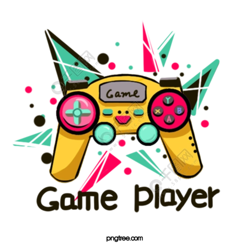 卡通手绘手柄元素